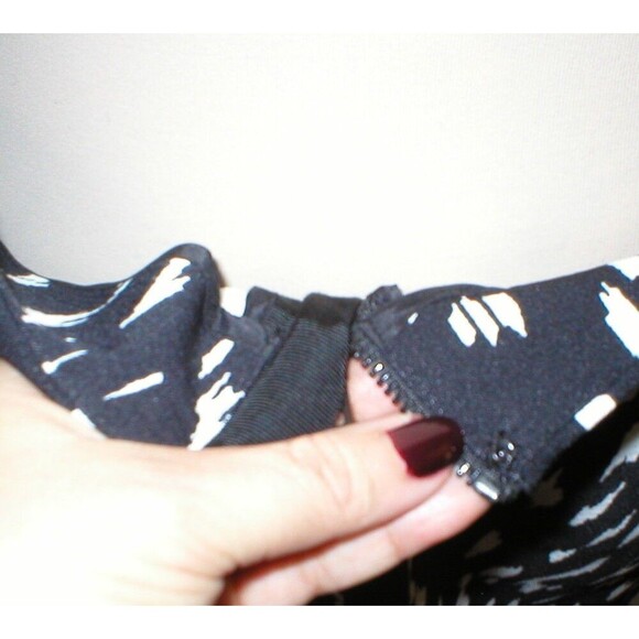 New Womens Rachel Zoe Skirt White Black Front Zipper 10 NWT $245 Winona Pencil - Picture 11 of 12